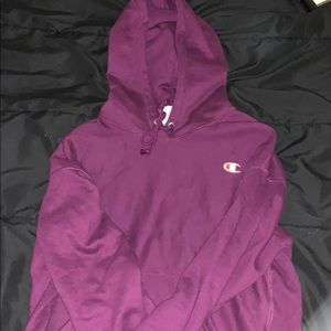 Purple champion hoodie